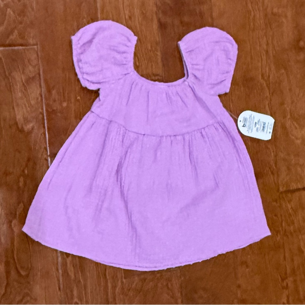NWT Size 18months Wonder Nation Lavender Puff Sleeve Dress